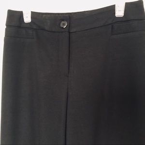 New York & Co Black Wide Legs Pants wButton Front
